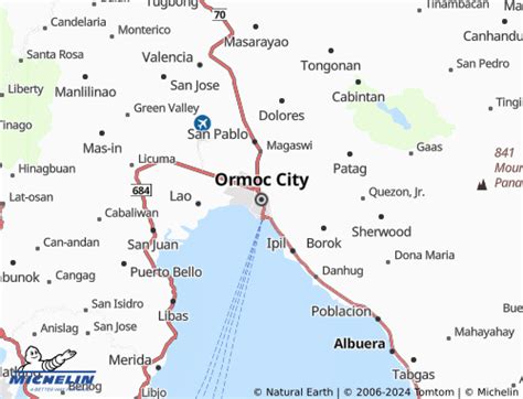 ormoc map|MICHELIN Ormoc City map .